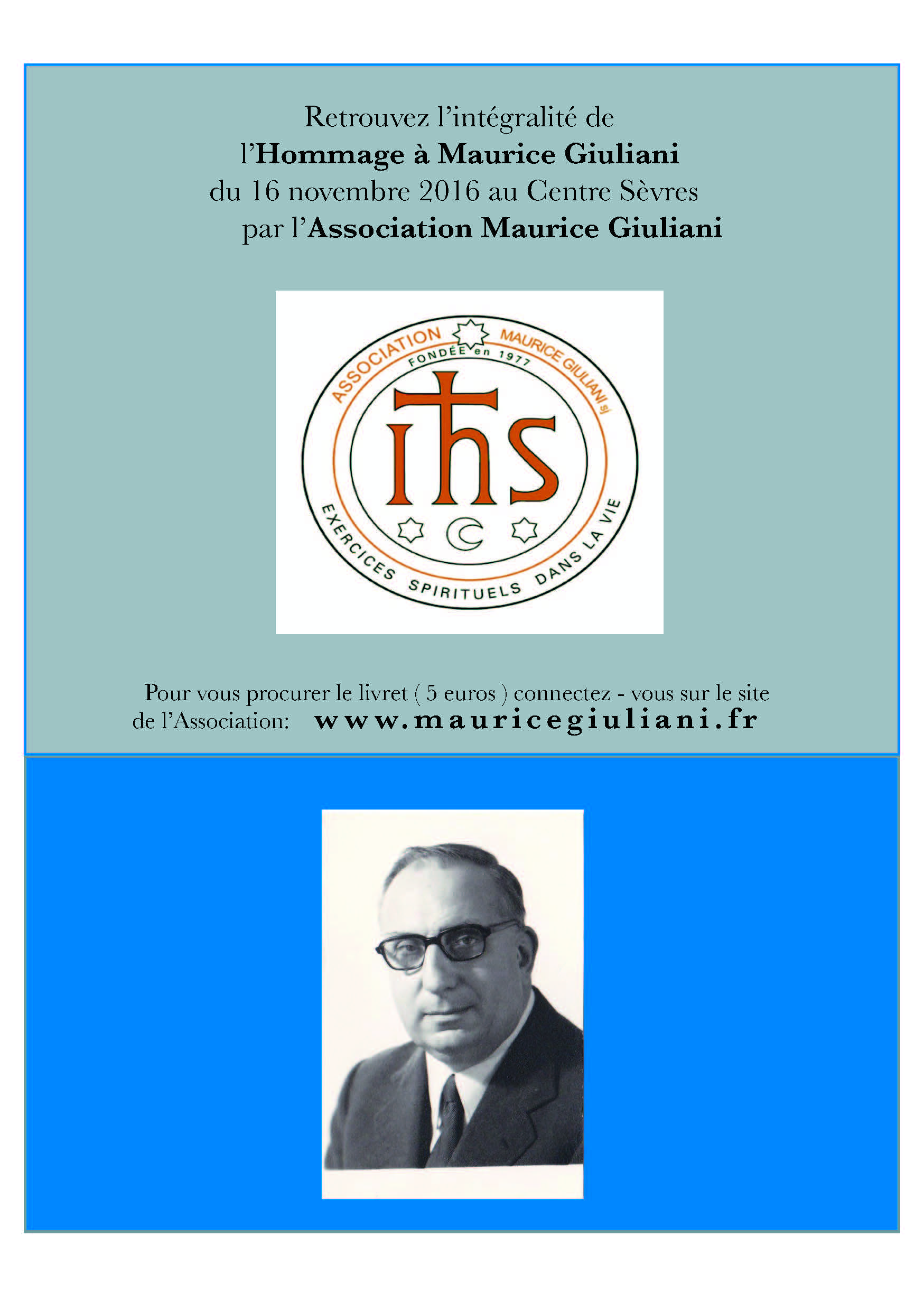 Livret du colloque en hommage à Maurice Giuliani disponible !