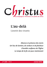Revue Christus - L’au-delà  - N°235 - Juillet 2012