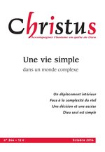 Revue Christus - Une vie simple  - N°244 - Octobre 2014