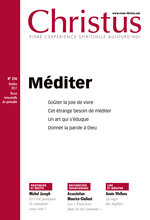 Revue Christus - Méditer  - N°256 - Octobre 2017