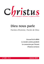 Revue Christus - Dieu nous parle   - N°225 - Janvier 2010