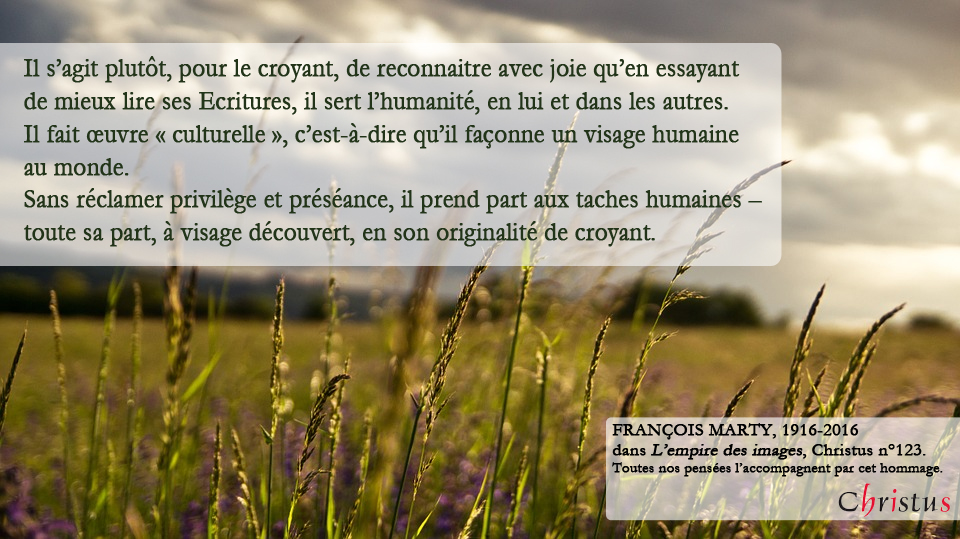 Hommage au père François Marty